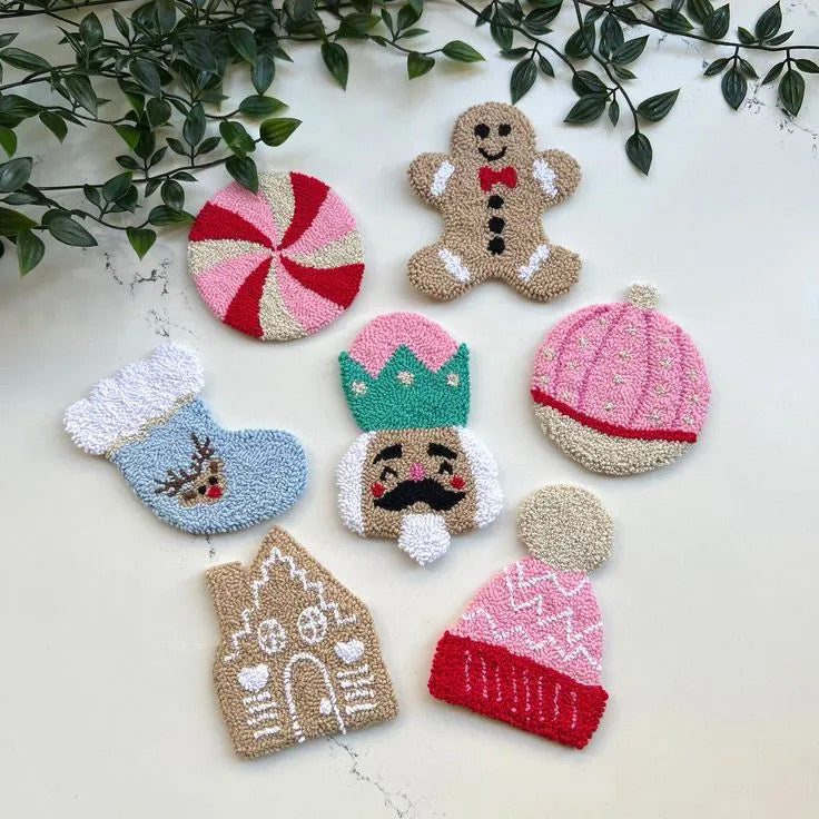 Chenille Mug Rug