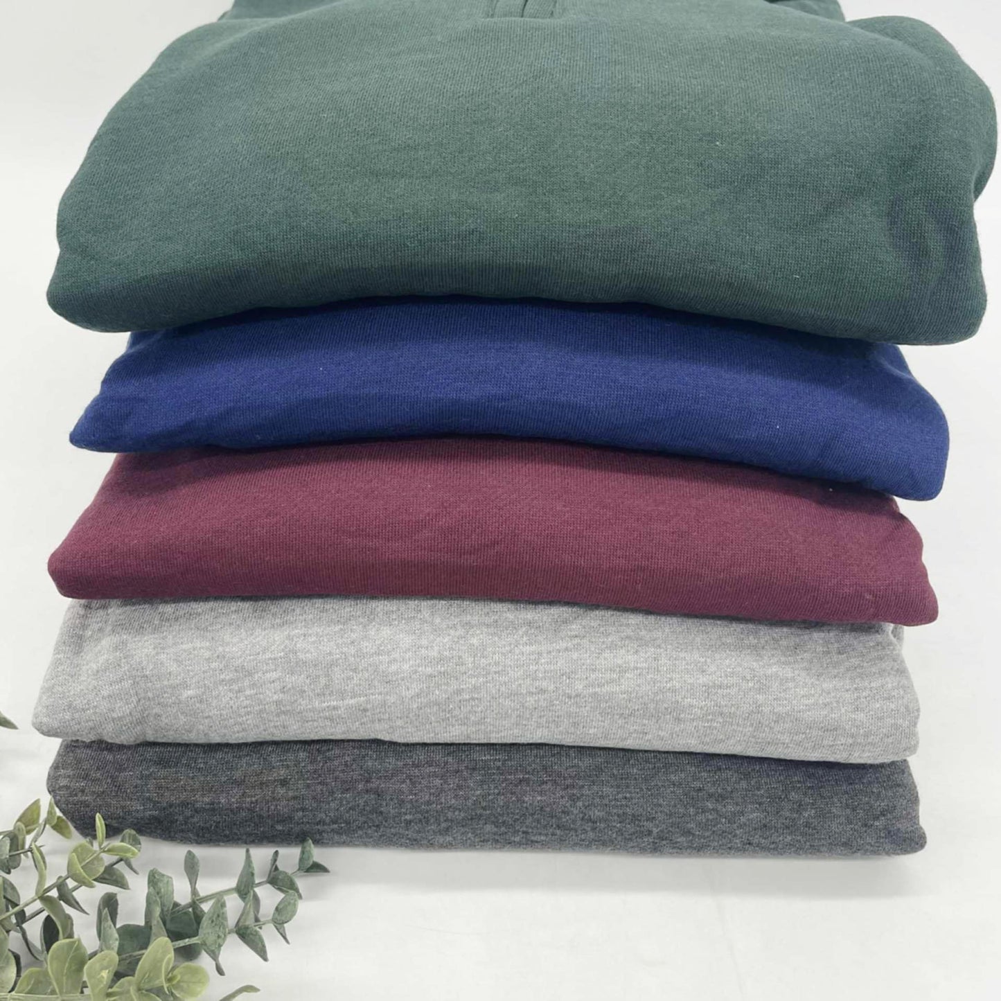 60/40 Cotton Poly Blend 1/4 Zip Crews with Side Pockets
