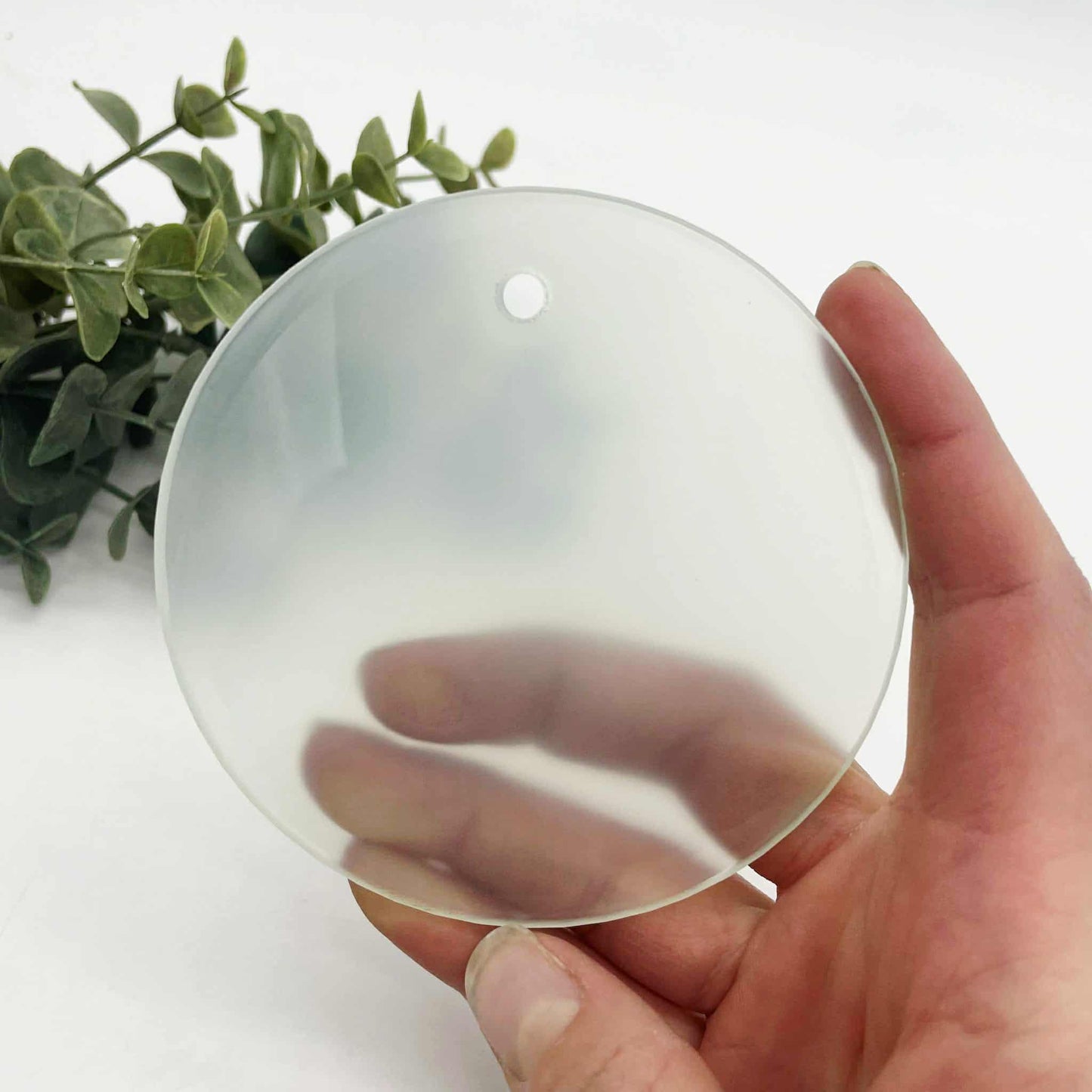 3.5" Glass Ornament for Sublimation