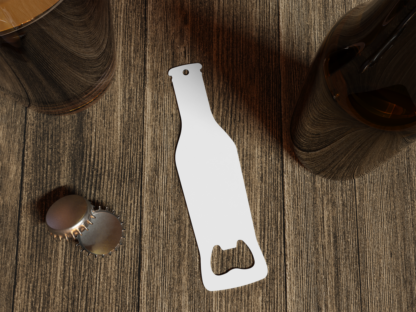 Bottle Shape Bottle Opener Aluminum for Sublimation
