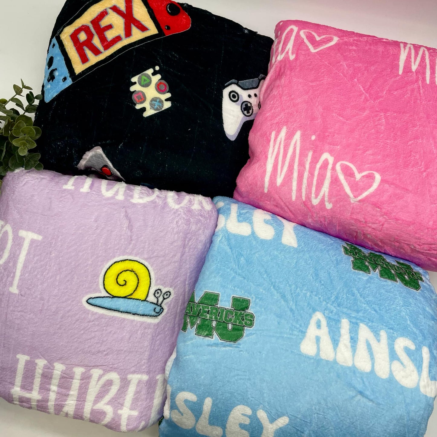 Custom & Name Blankets - PRE-ORDER