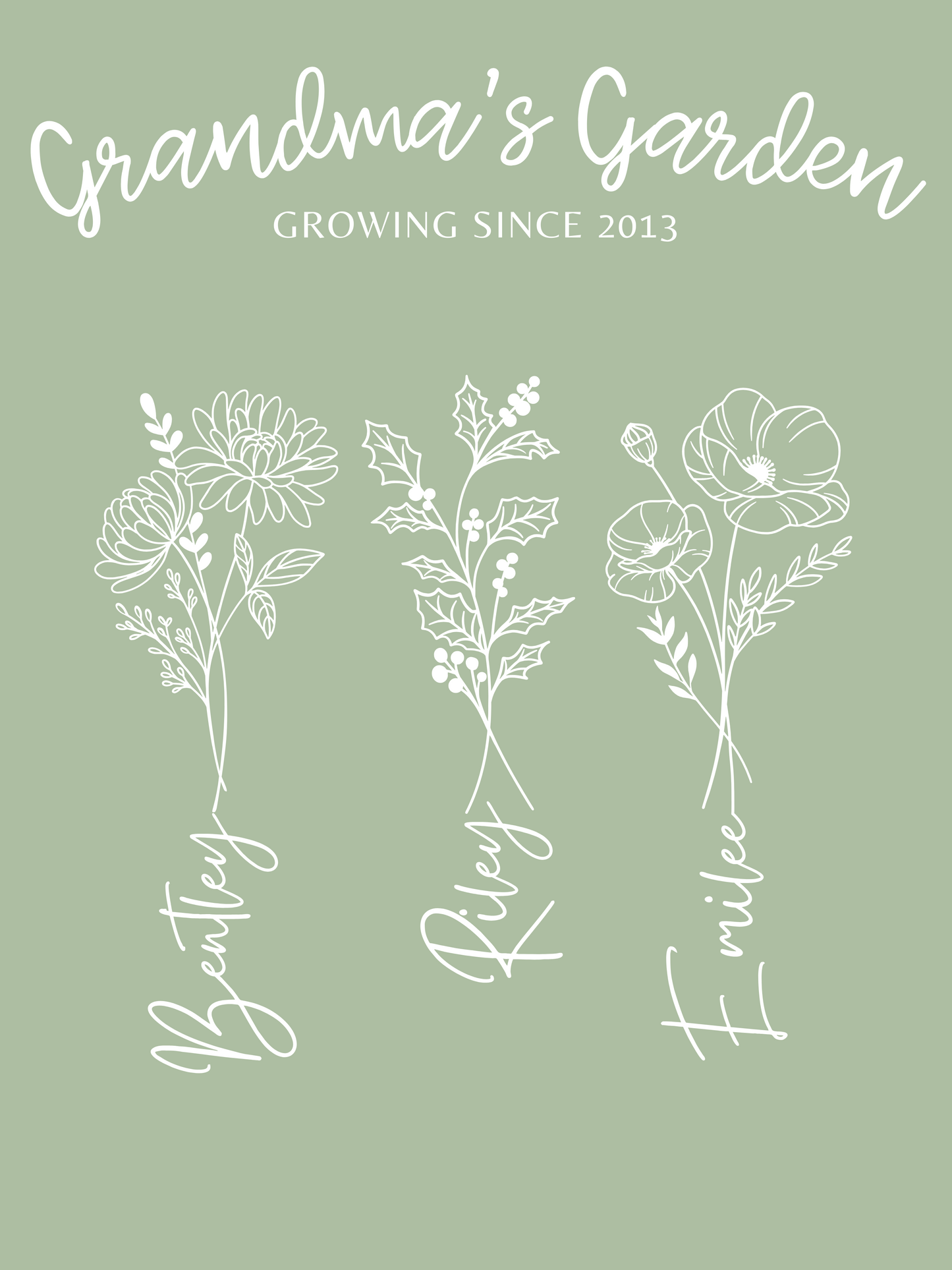 Garden Custom Blankets - PRE-ORDER
