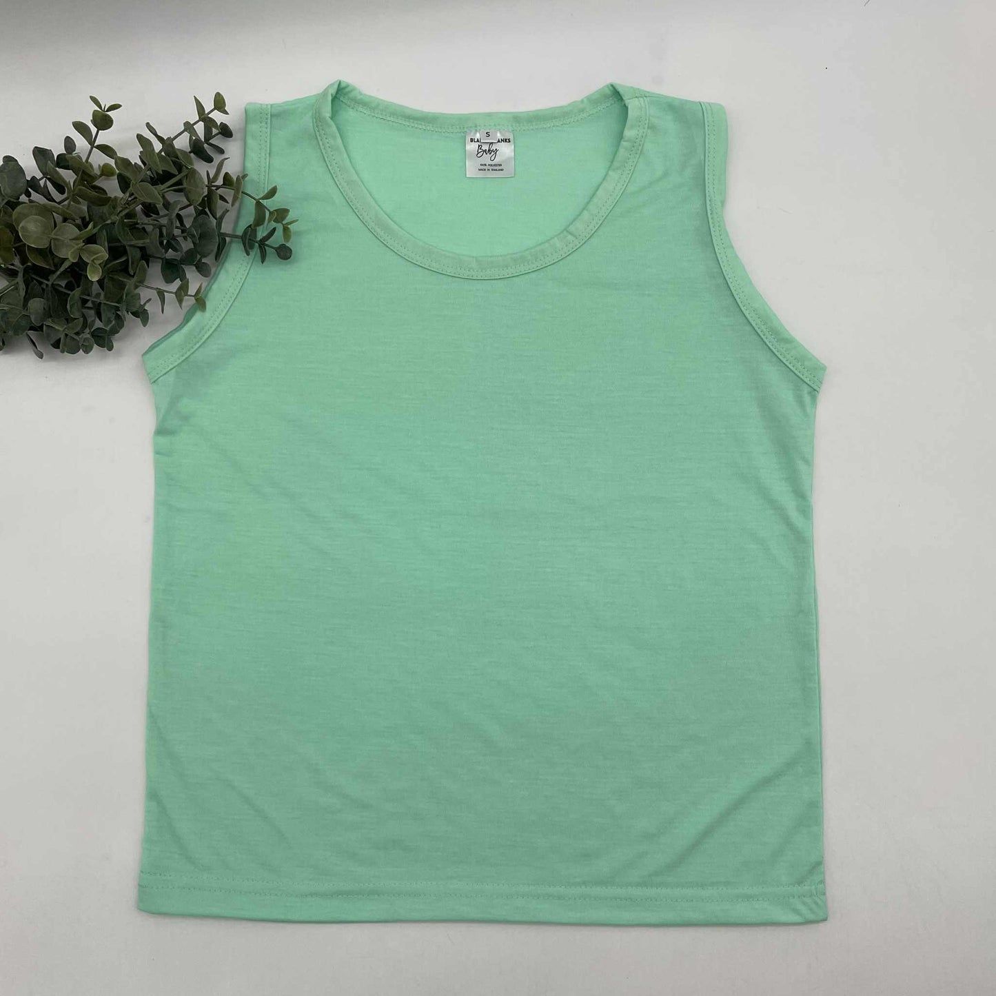 100% Polyester Toddler Muscle Tanks - IN STOCK