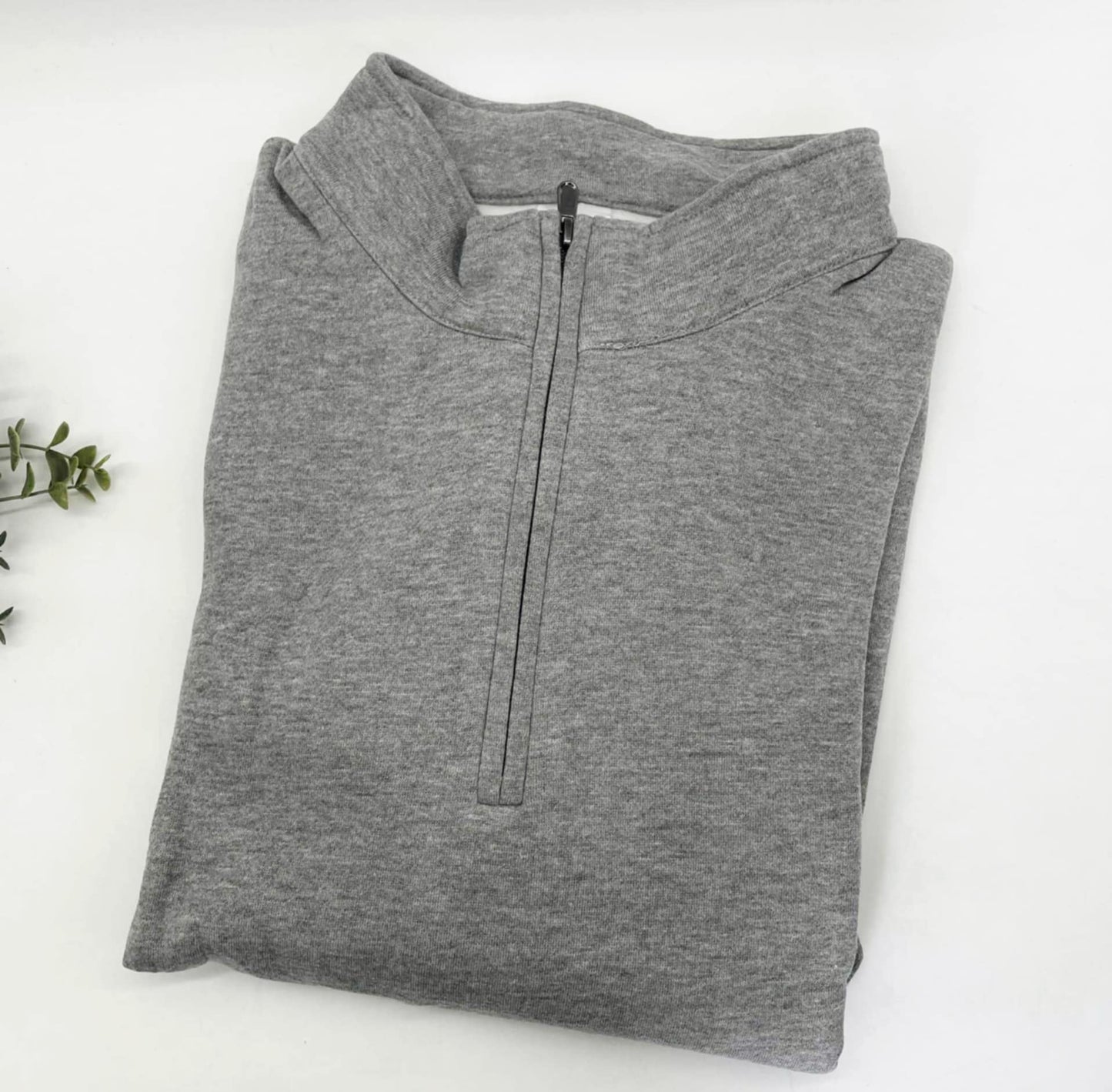 60/40 Cotton Poly Blend 1/4 Zip Crews with Side Pockets