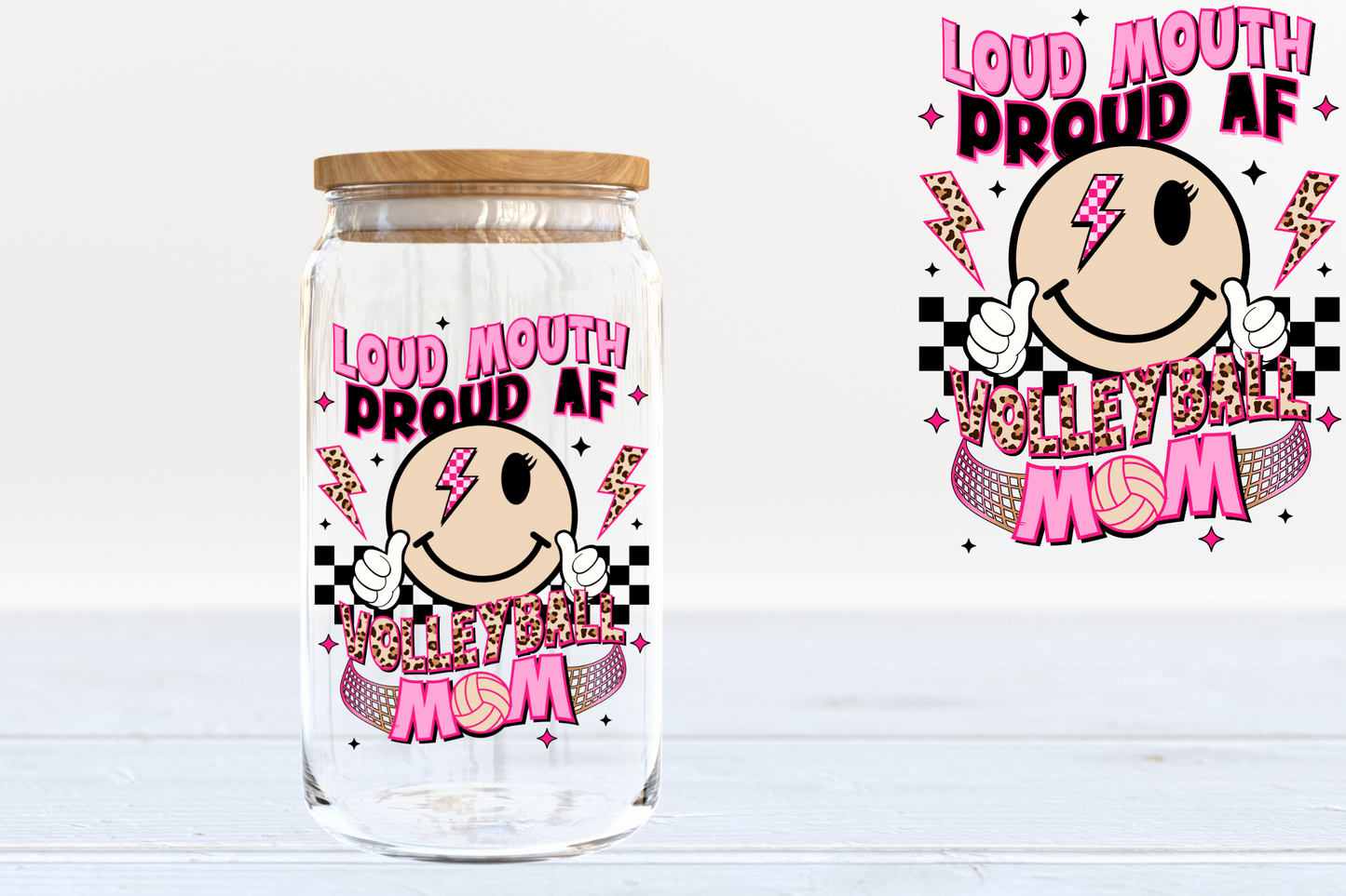 Loud Mouth Soccer Mom - A52 UV DTF