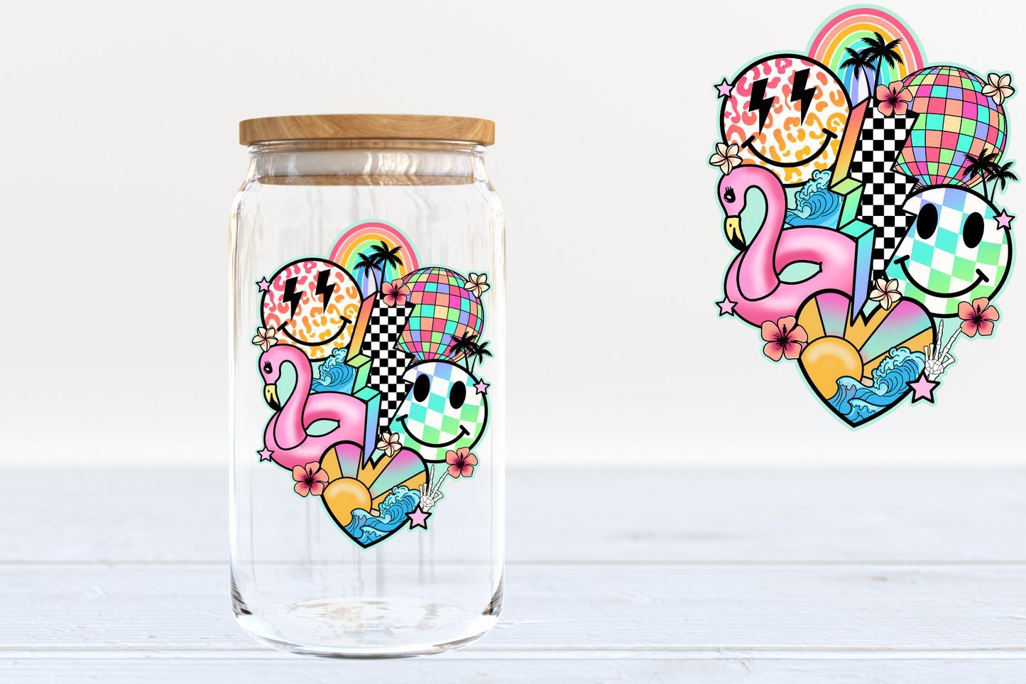 Summer Collage - A63 UV DTF