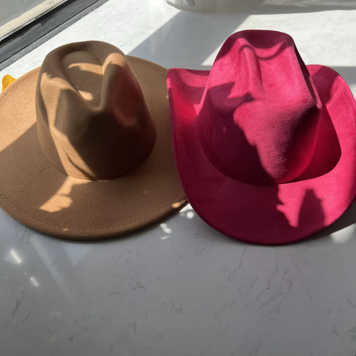 Flat Wide Brim Fedora Style Hat - Buy-In