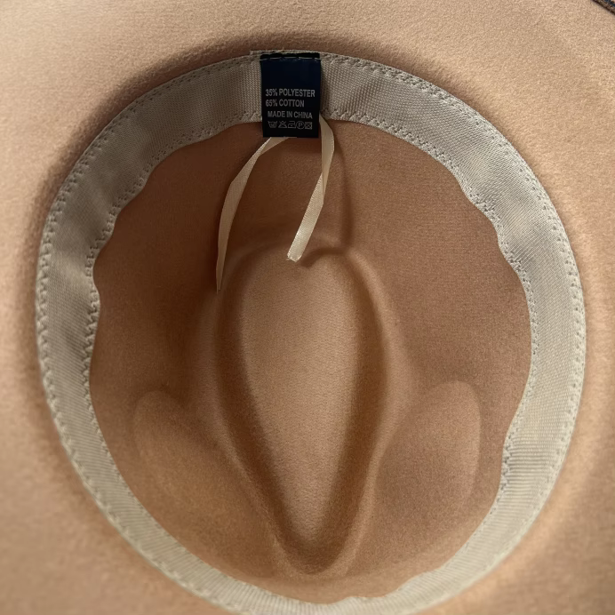 Flat Wide Brim Fedora Style Hat - Buy-In