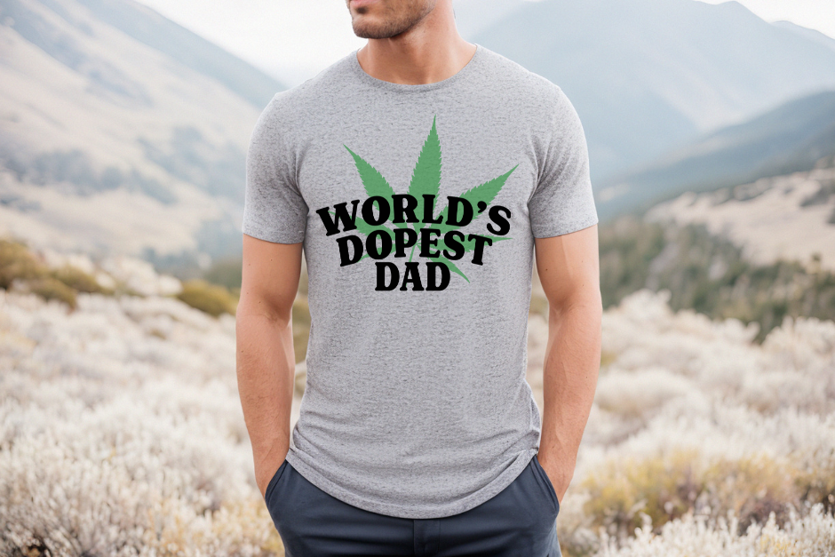 World's Dopest Dad DTF Transfer - 1126