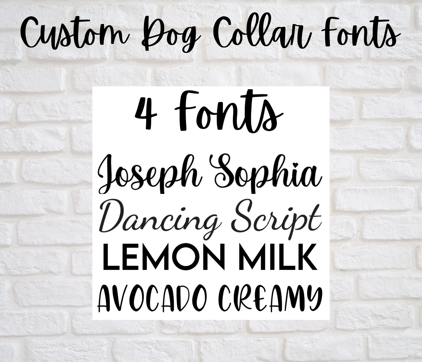 Vegan Leather Custom Dog Collars - Buy-In