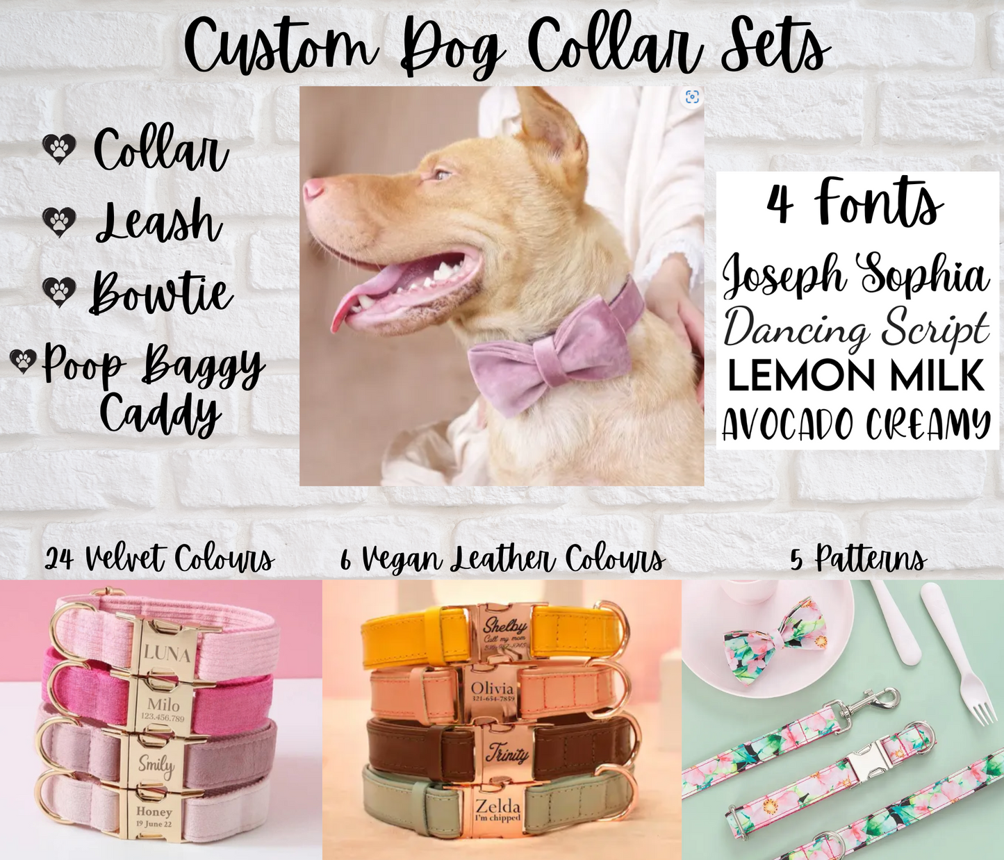 Pattern Custom Collar & Accessories - Buy-In