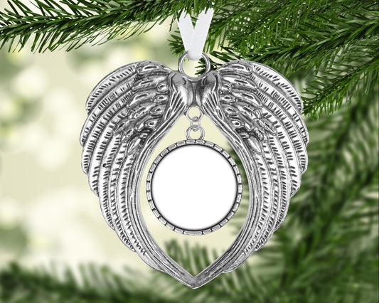 Wings Memorial Sublimation Ornament