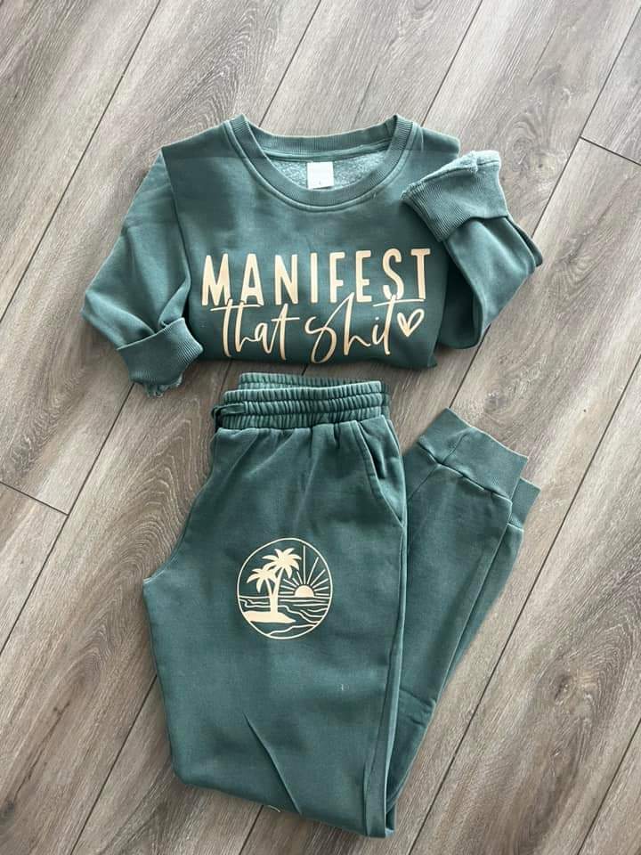 Adult Pigment Dye Cotton Joggers