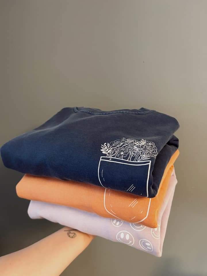 Adult Pigment Dyed Cotton Crew OLD CUT - DISCONTINUED
