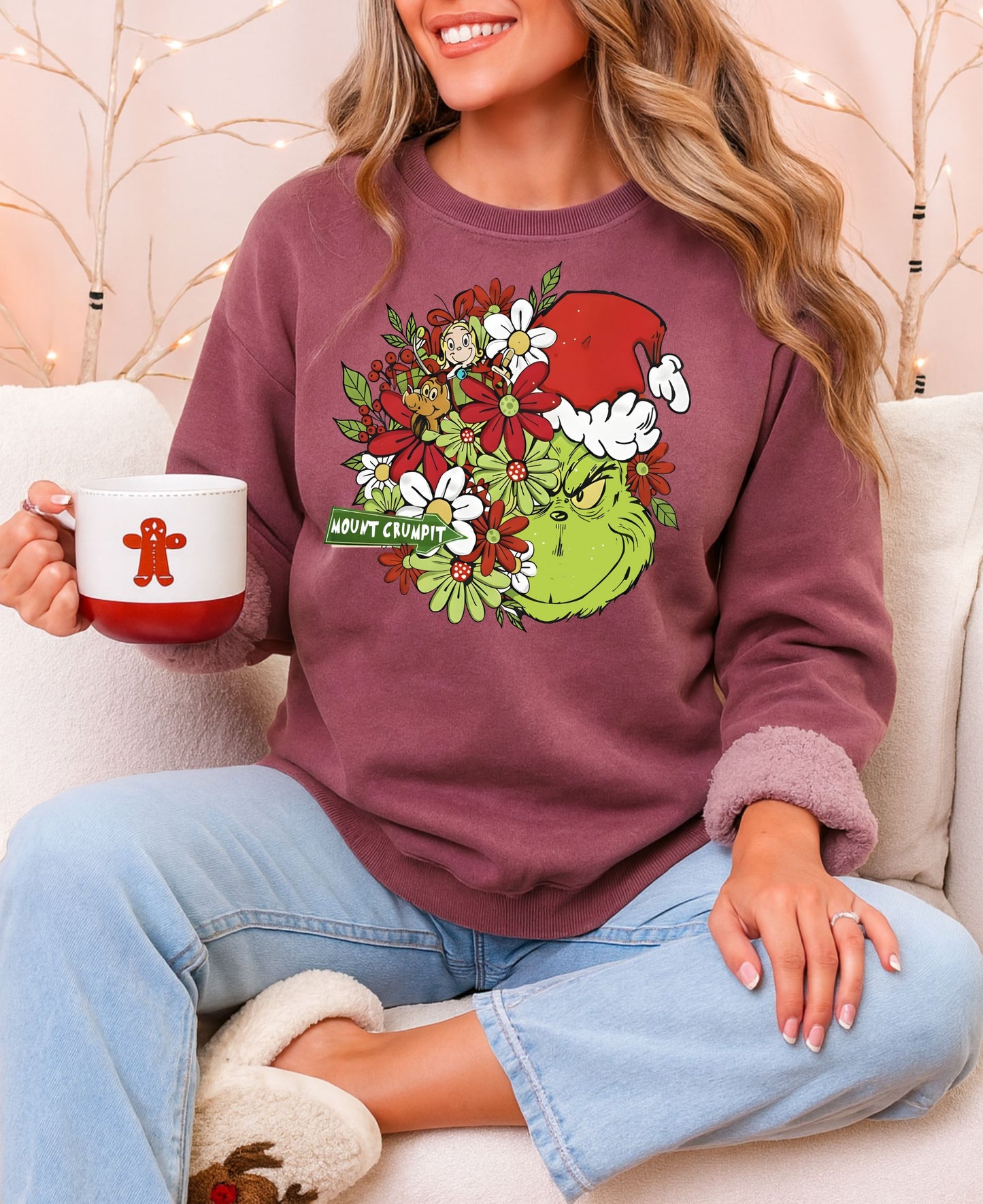 Floral Grump DTF Transfer - 1344