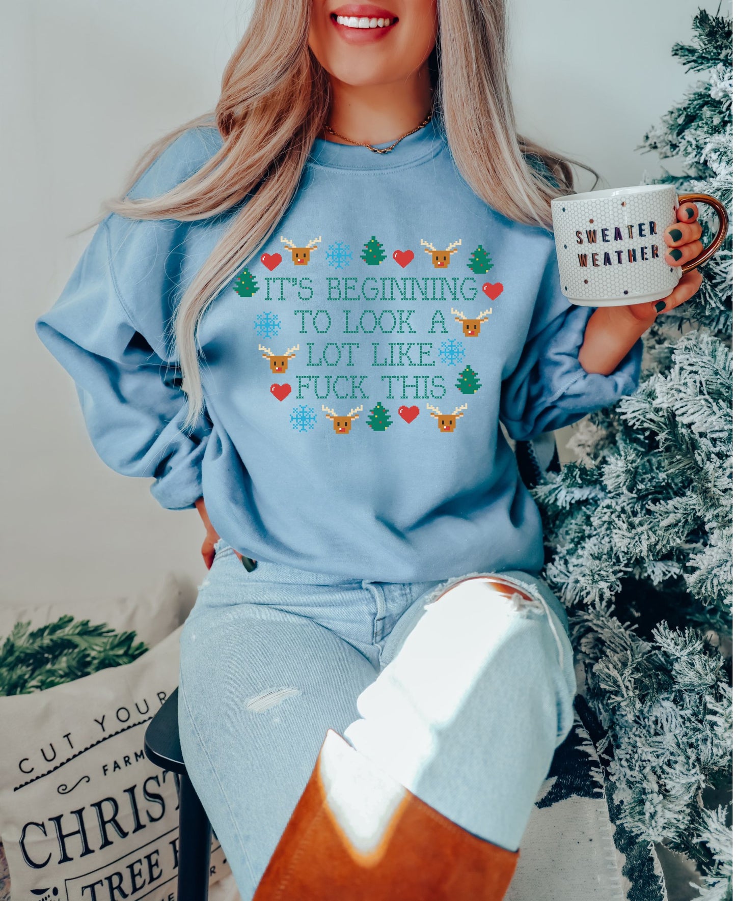 Beginning to look a lot like DTF Transfer - 1377