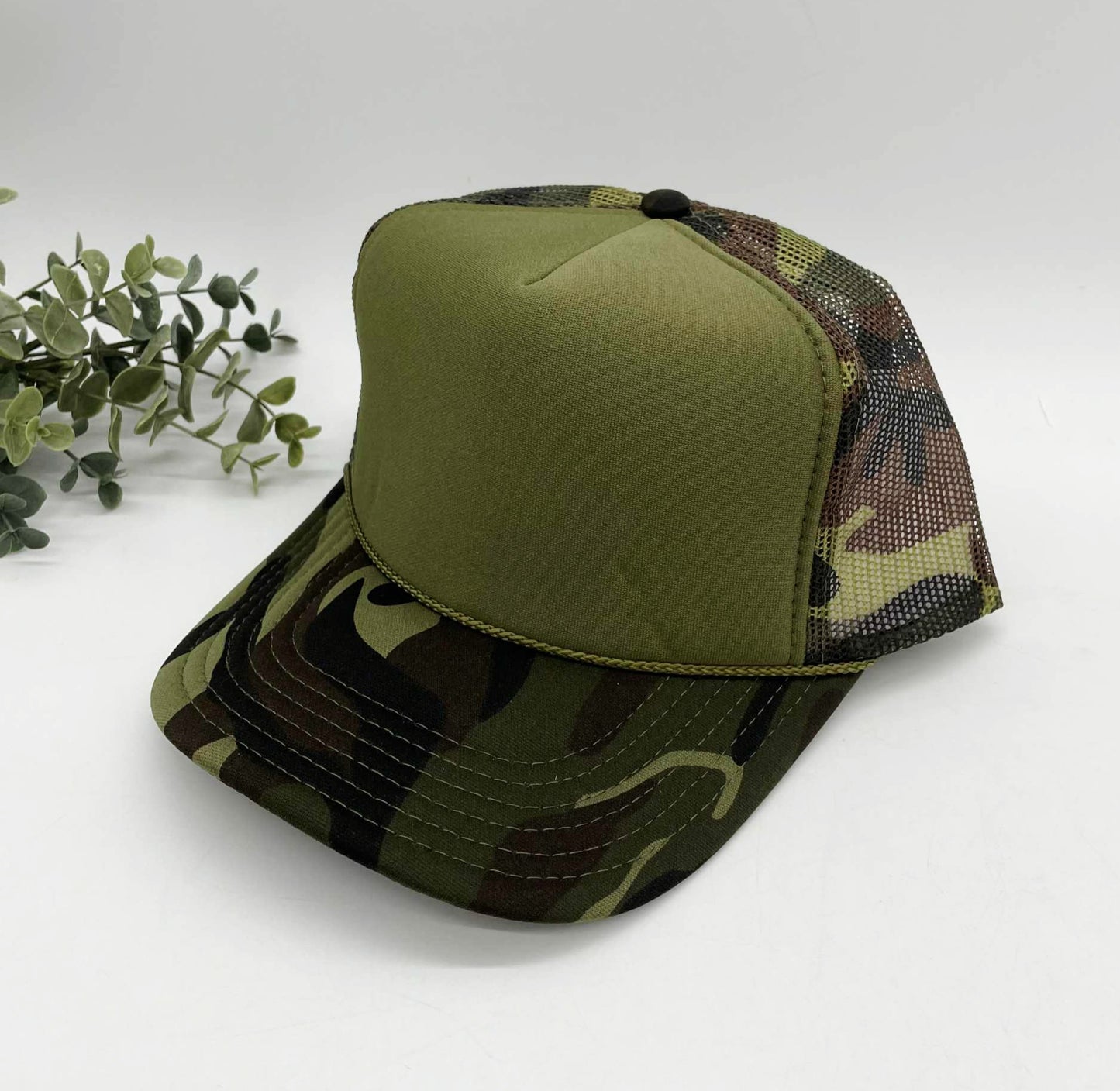 OTTO 5 Panel Foam Front High Crown Trucker 39-165 - INSTOCK