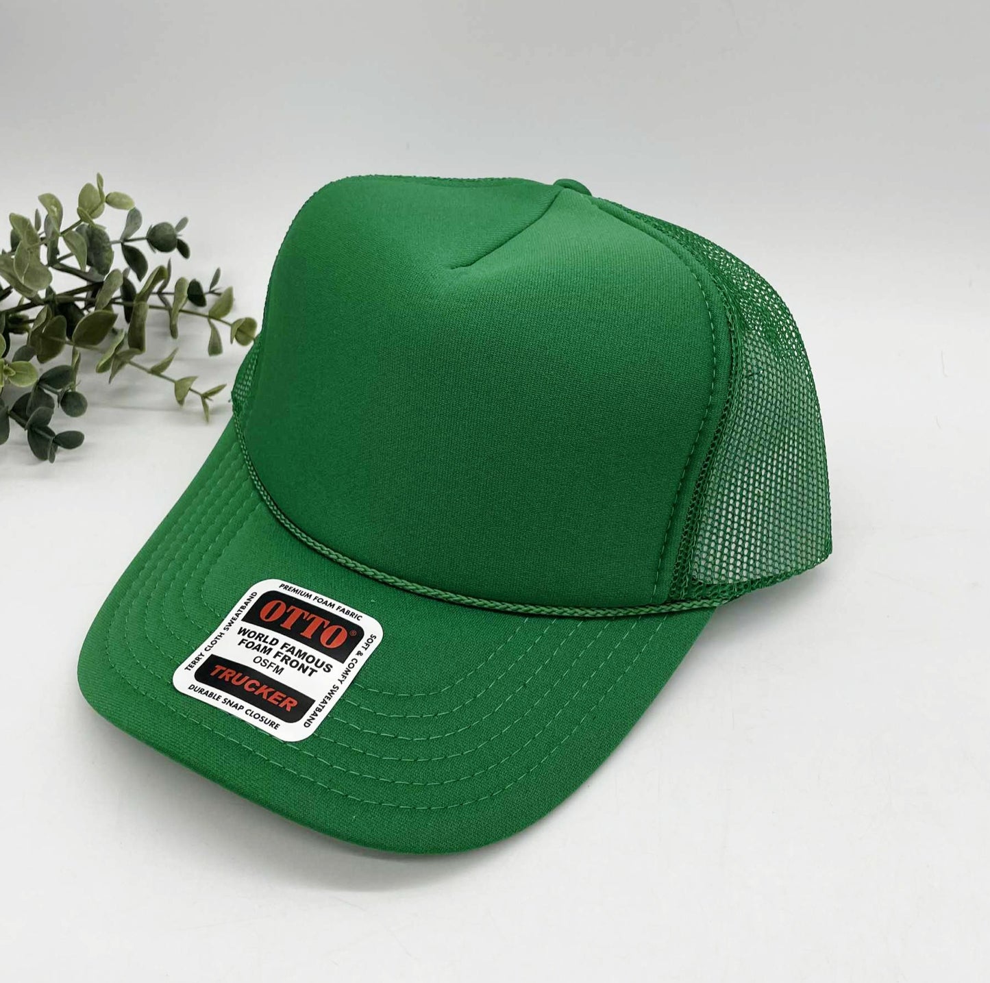 OTTO 5 Panel Foam Front High Crown Trucker 39-165 - INSTOCK