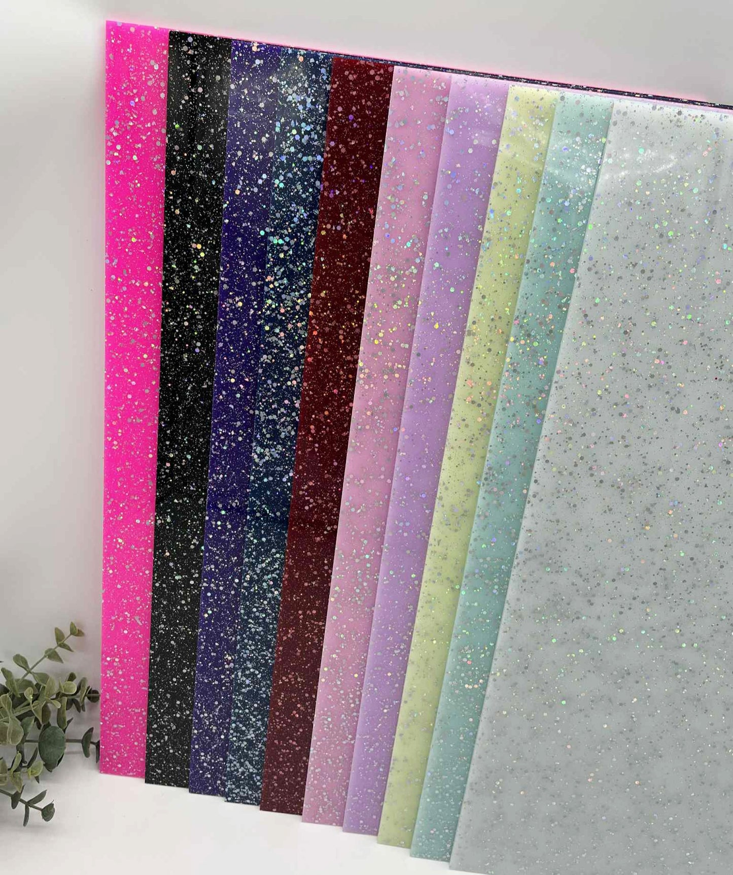 Light Blue - Sugared Cast Acrylic Sheets 1023