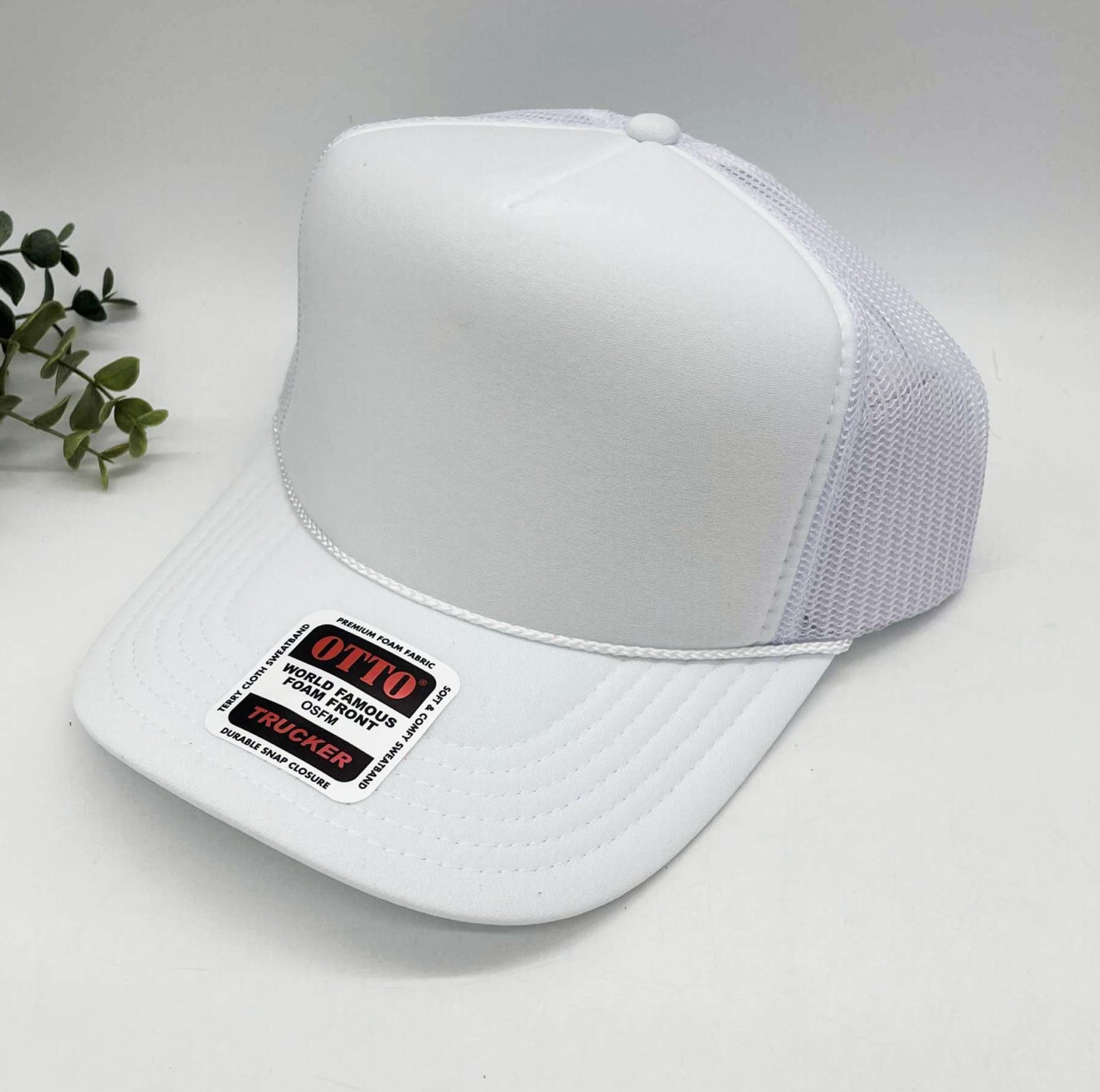 OTTO 5 Panel Foam Front High Crown Trucker 39-165 - INSTOCK
