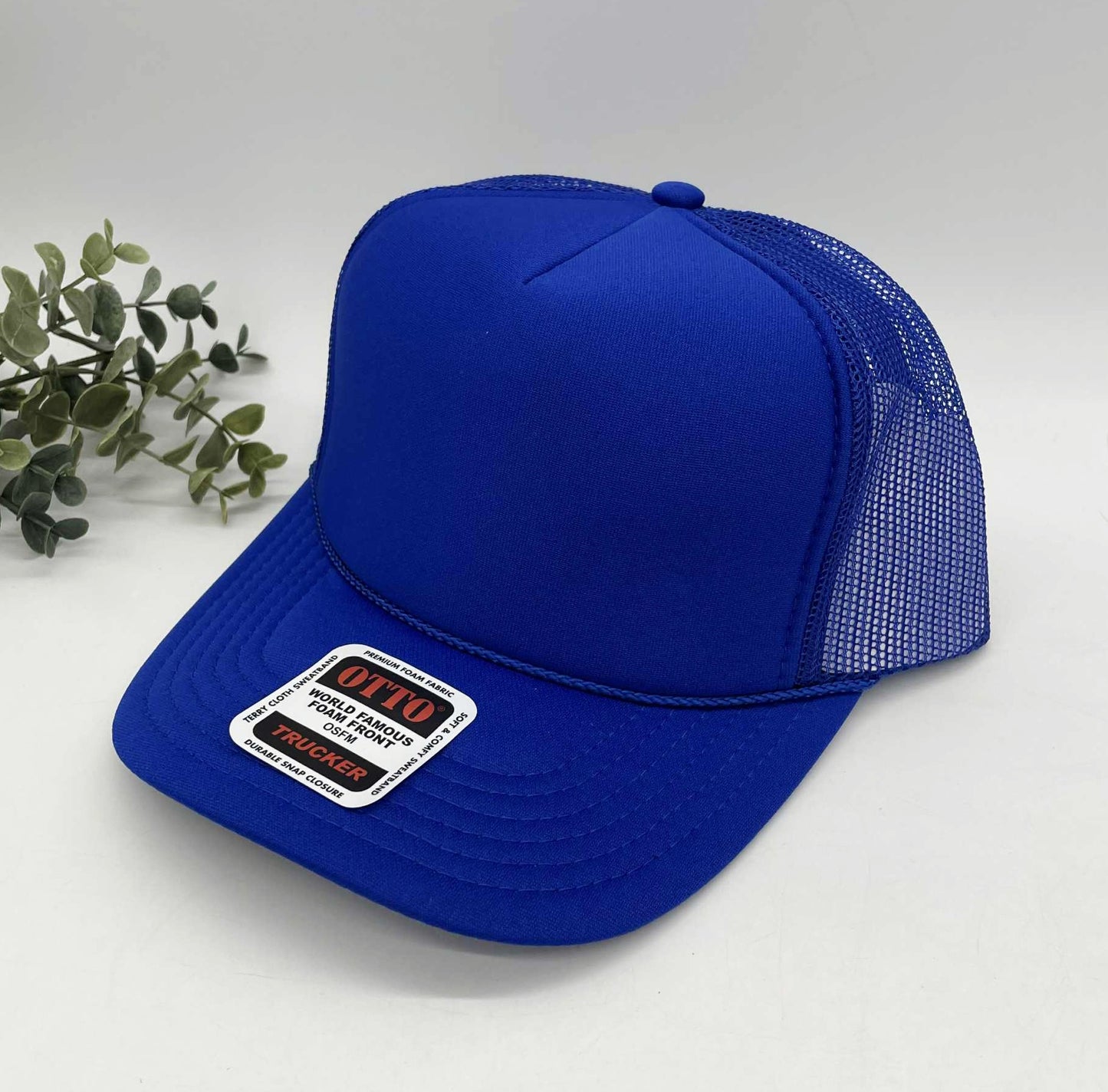 OTTO 5 Panel Foam Front High Crown Trucker 39-165 - INSTOCK