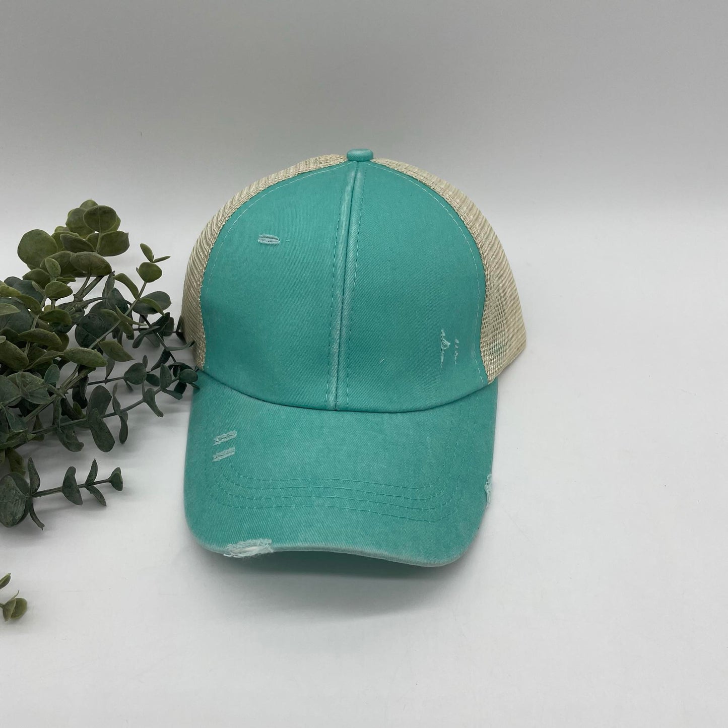 Criss Cross Ponytail Hat Kids & Adults
