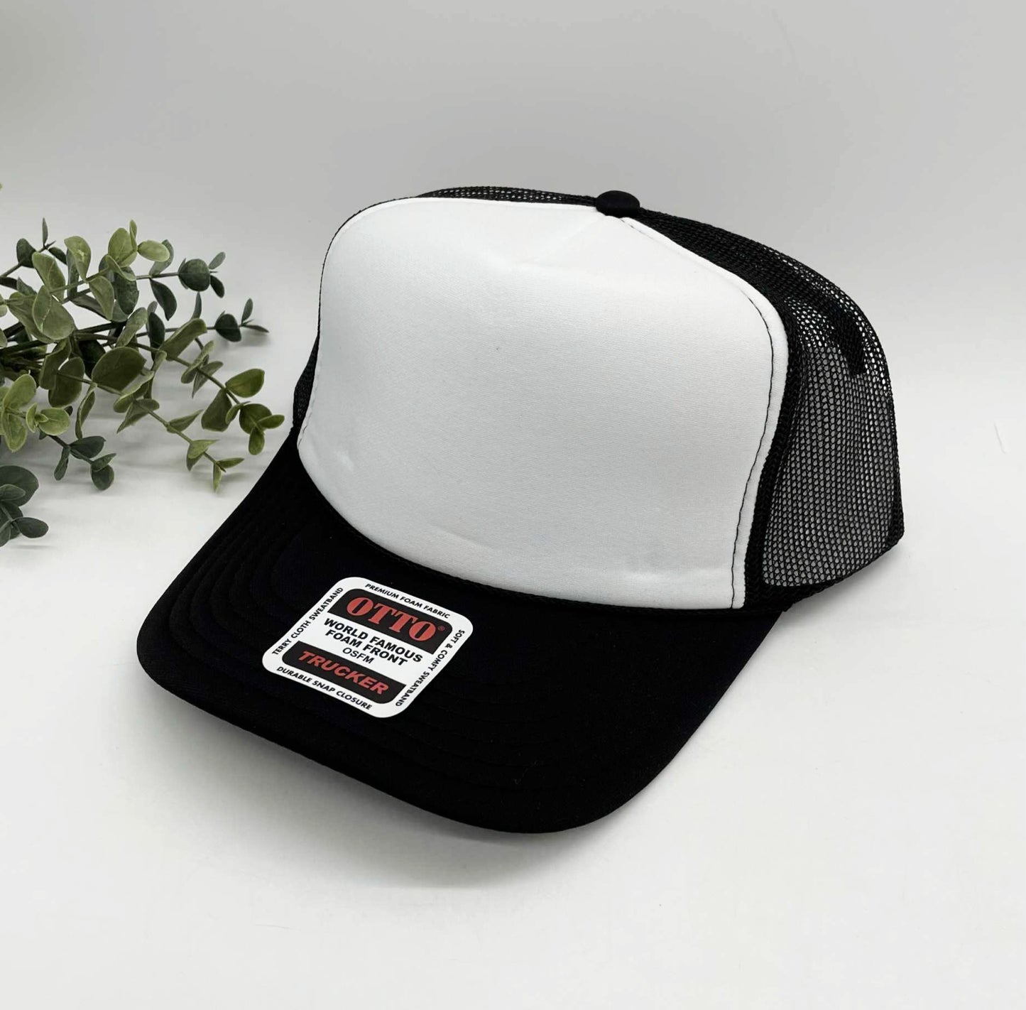 OTTO 5 Panel Foam Front High Crown Trucker 39-165 - INSTOCK