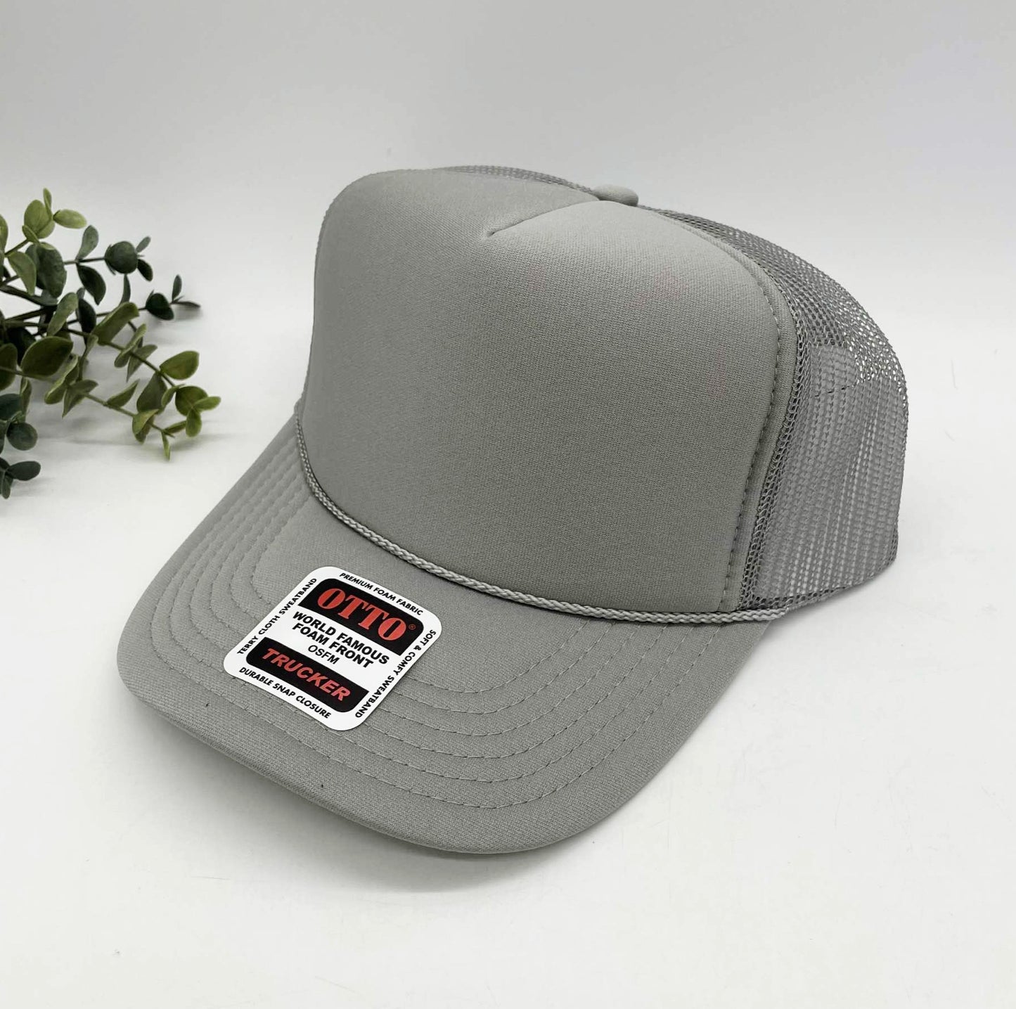 OTTO 5 Panel Foam Front High Crown Trucker 39-165 - INSTOCK
