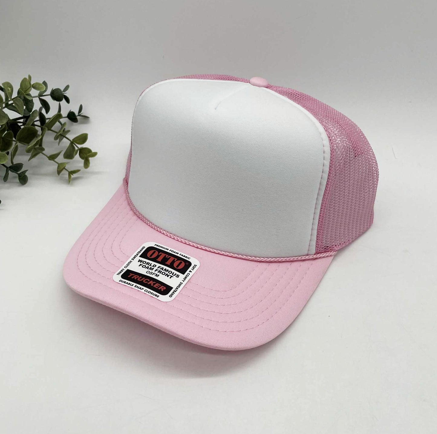 OTTO 5 Panel Foam Front High Crown Trucker 39-165 - INSTOCK