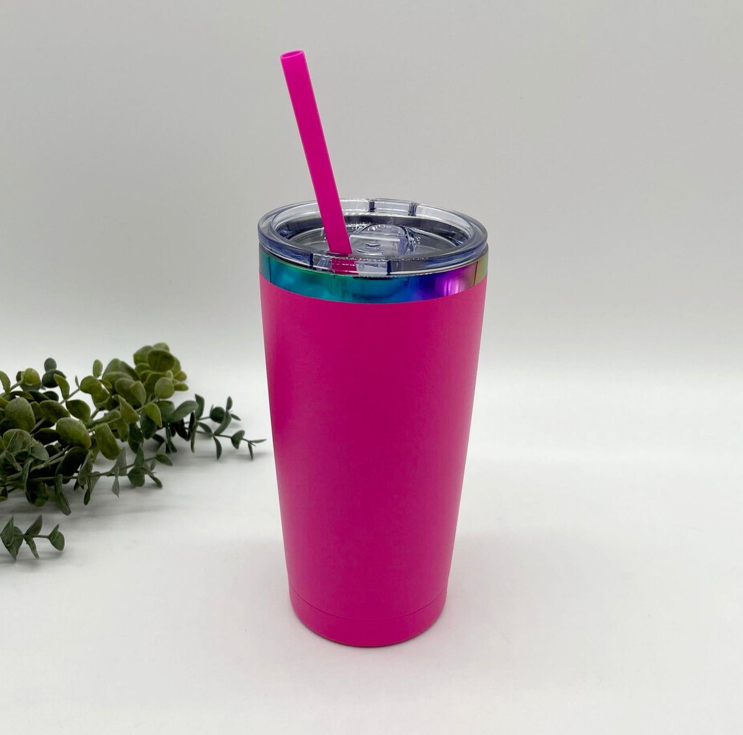 20oz Rainbow Plated Car Tumbler