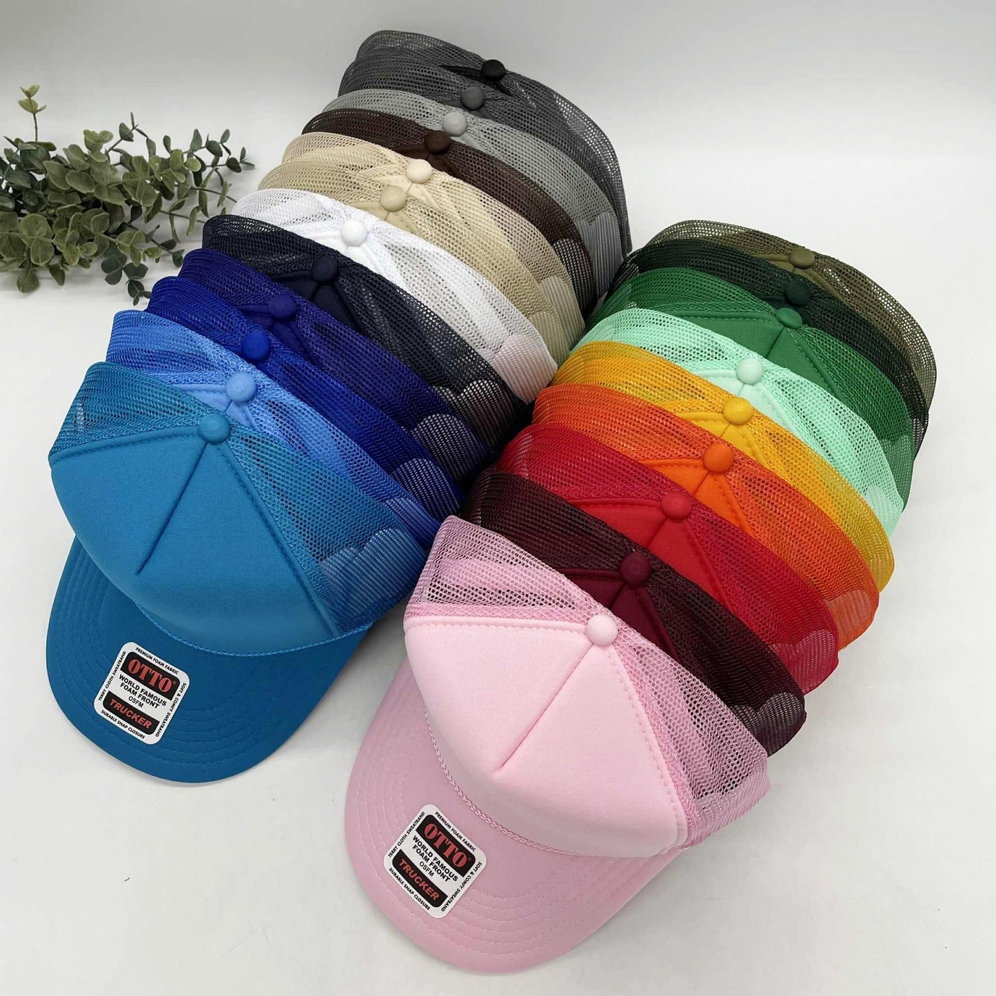 OTTO 5 Panel Foam Front High Crown Trucker 39-165 - INSTOCK