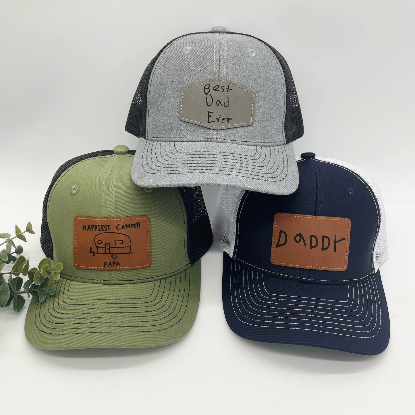 Fathers Day Custom Writing Hats