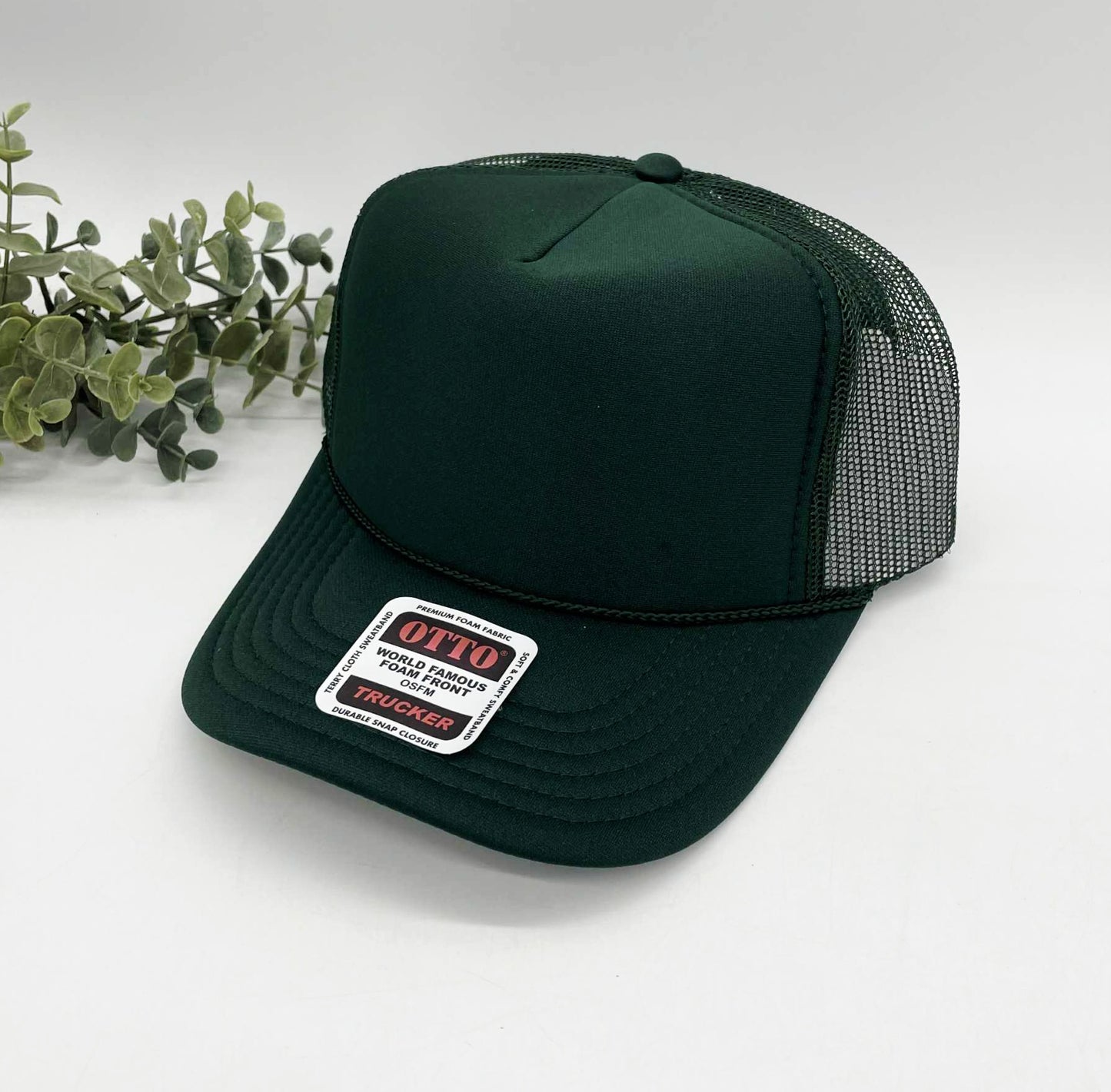 OTTO 5 Panel Foam Front High Crown Trucker 39-165 - INSTOCK