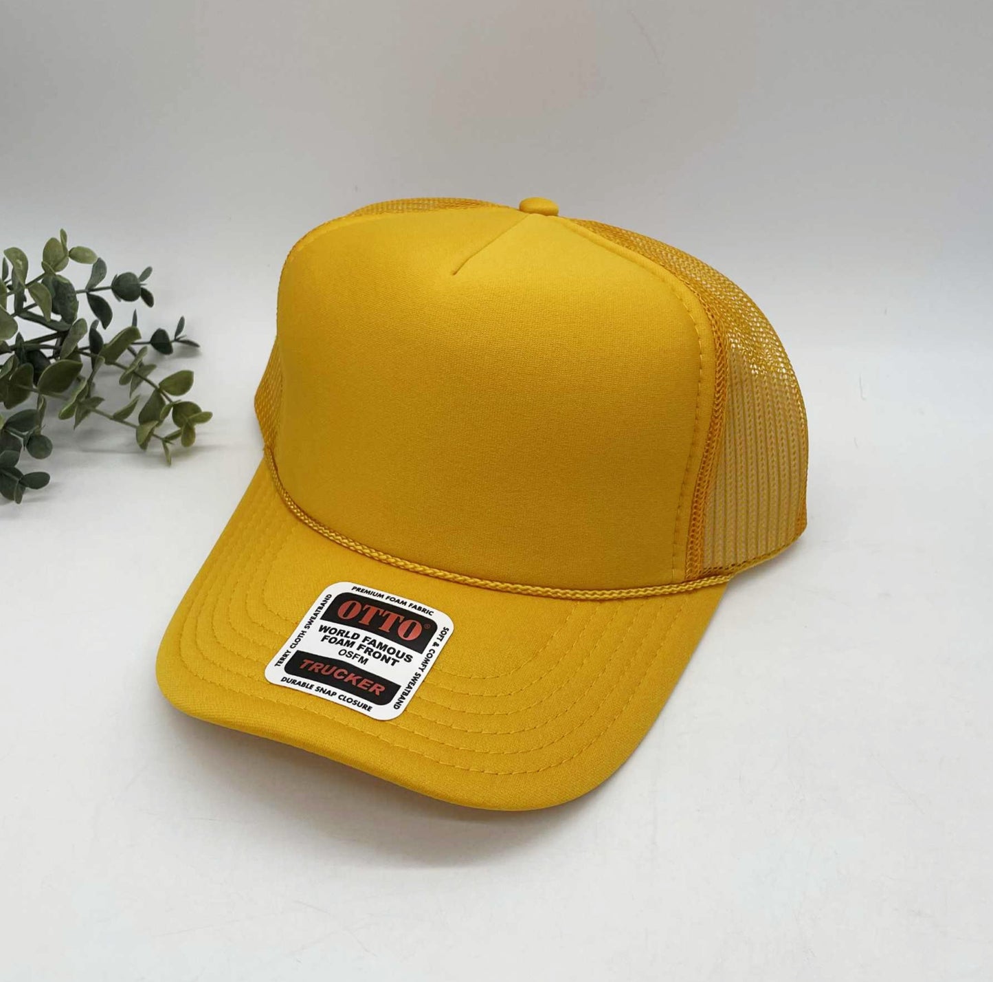 OTTO 5 Panel Foam Front High Crown Trucker 39-165 - INSTOCK