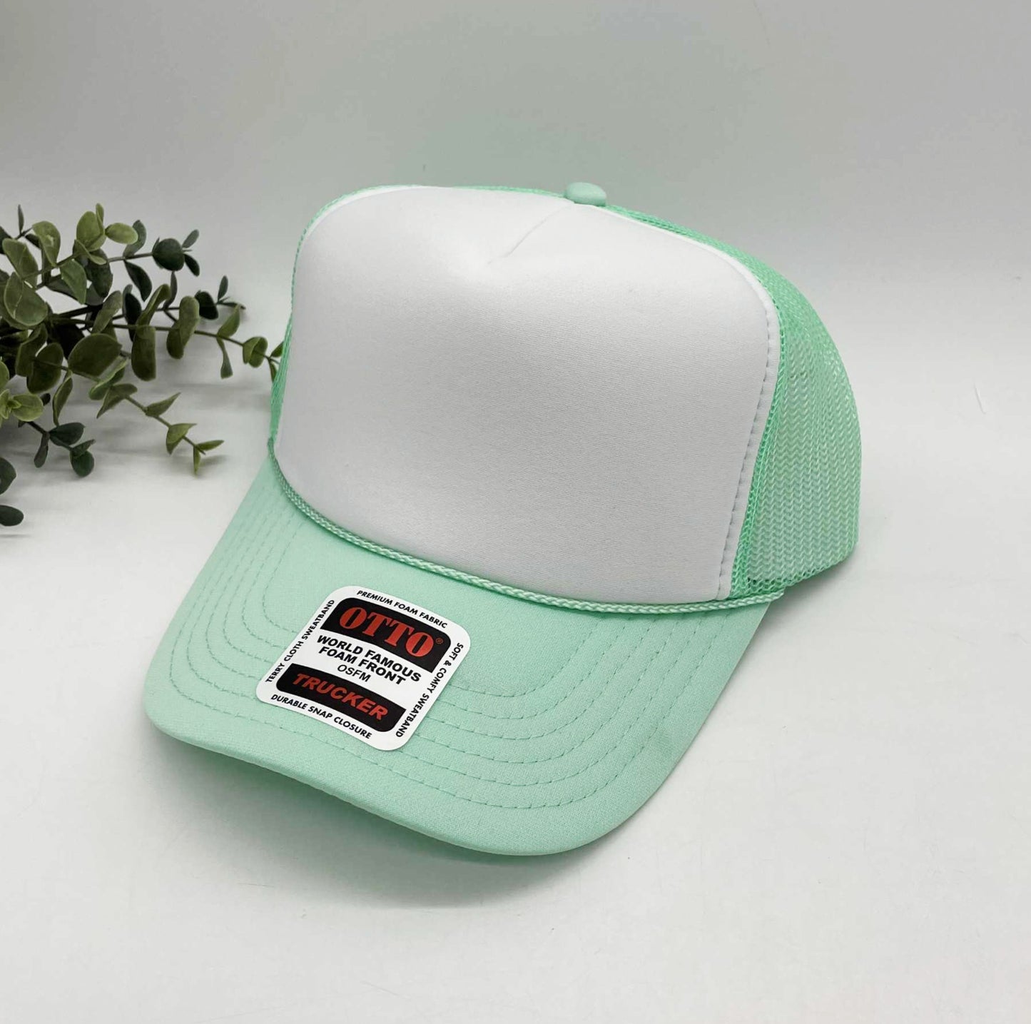 OTTO 5 Panel Foam Front High Crown Trucker 39-165 - INSTOCK