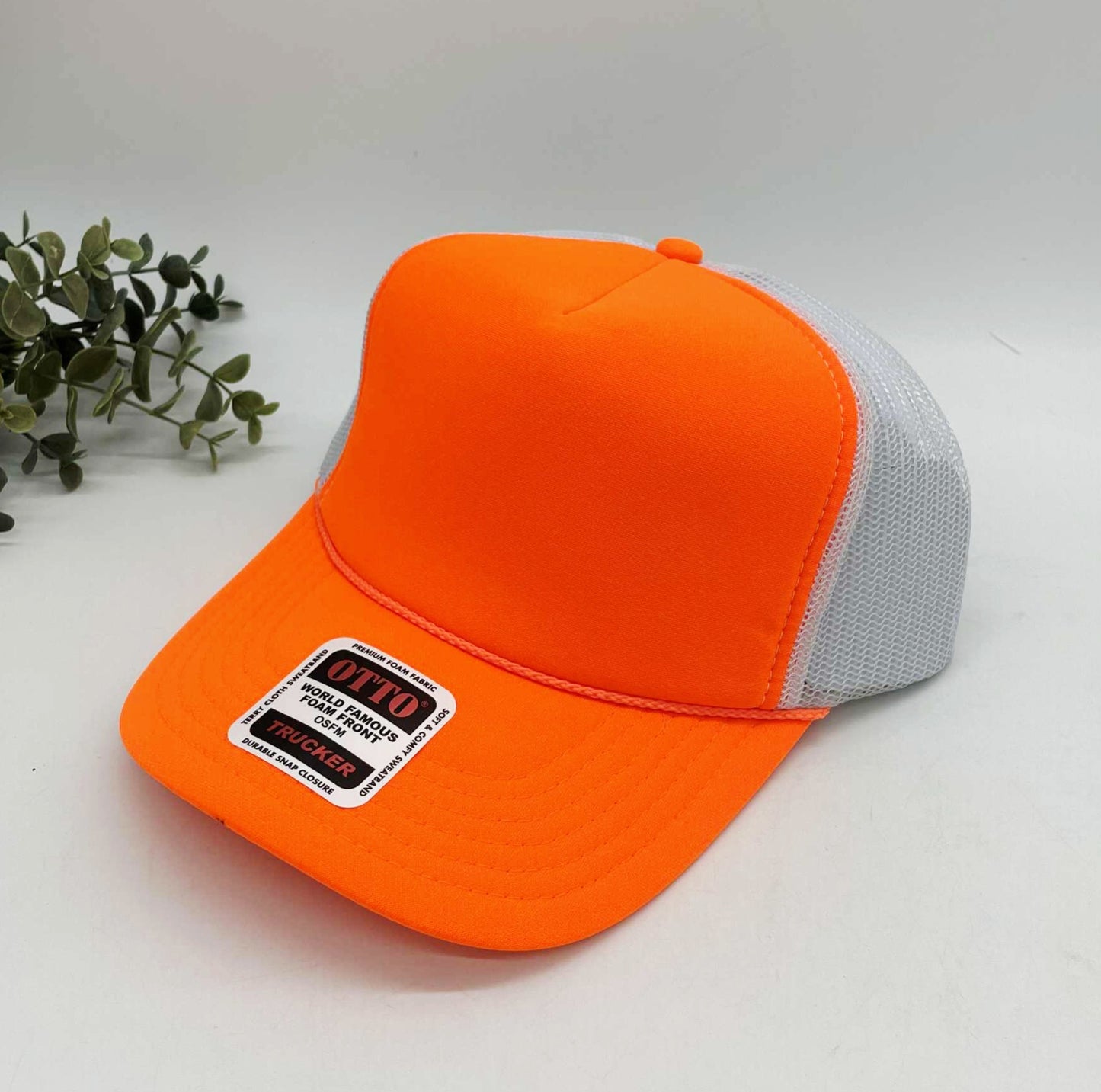 OTTO 5 Panel Foam Front High Crown Trucker 39-165 - INSTOCK