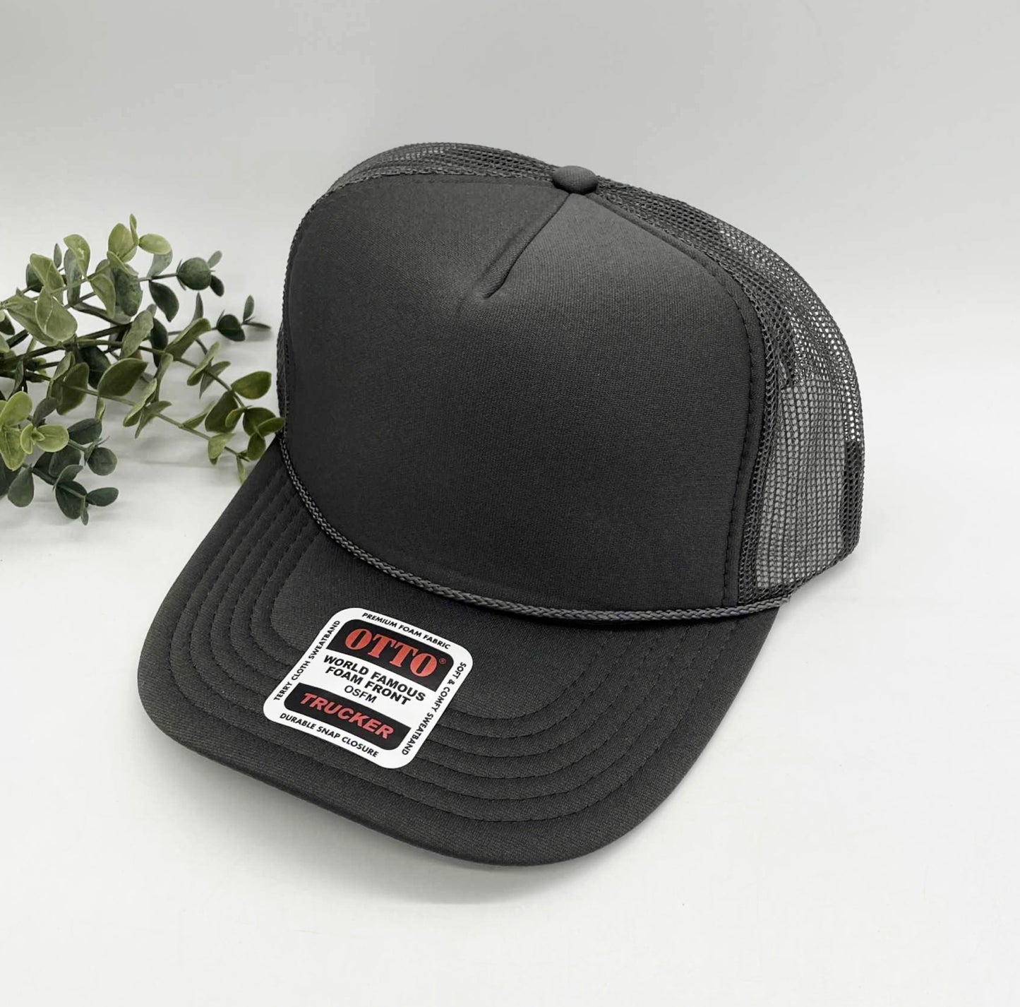 OTTO 5 Panel Foam Front High Crown Trucker 39-165 - INSTOCK