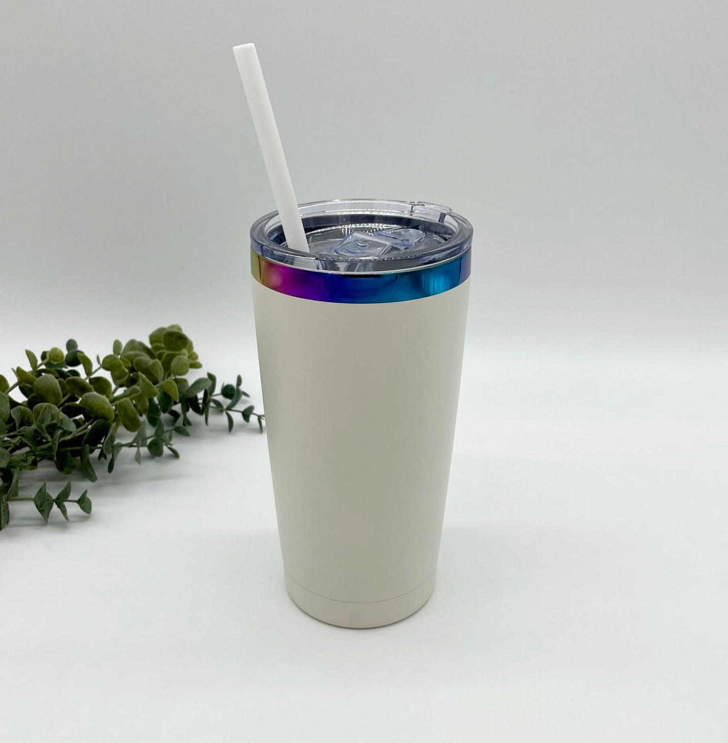 20oz Rainbow Plated Car Tumbler