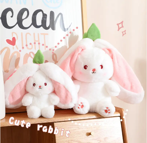 Strawberry & Carrot Bunny Zips - PRE-ORDER