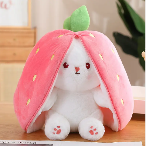 Strawberry & Carrot Bunny Zips