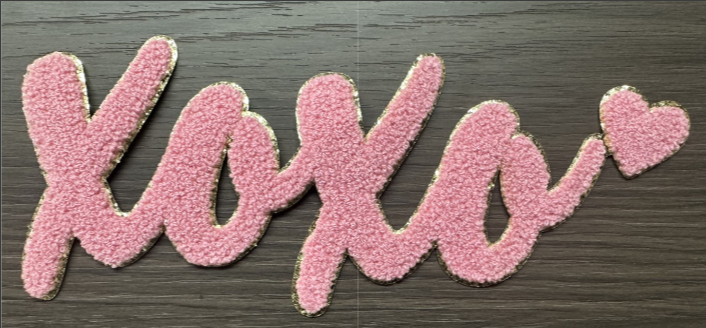 XOXO Chenille Patch
