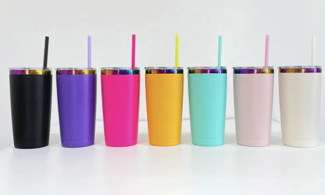 20oz Rainbow Plated Car Tumbler