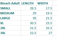 Bleach Look Sublimation Tees