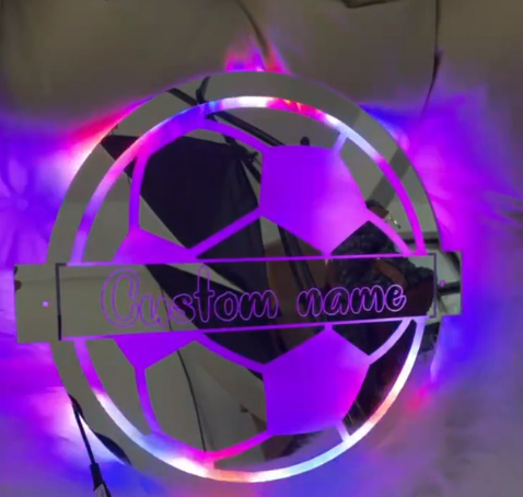 Soccer LED Acrylic Mirrors - PRE-ORDER (Copy)