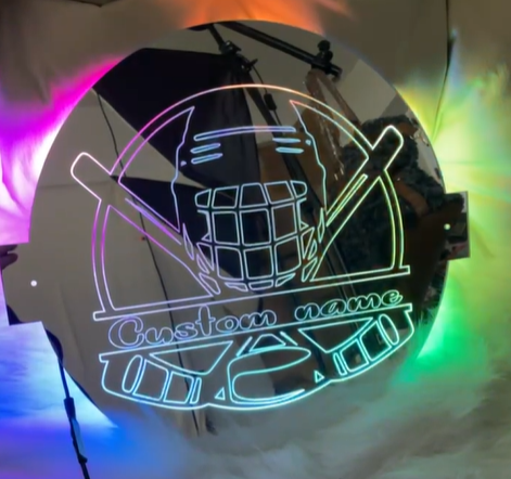 Hockey LED Acrylic Mirrors - PRE-ORDER
