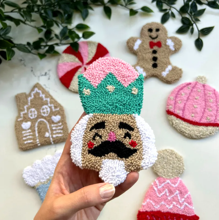 Chenille Mug Rug