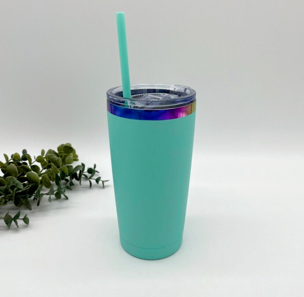20oz Rainbow Plated Car Tumbler