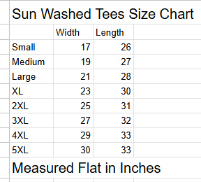 Sun Washed Collection π 100% Pigment Dyed Cotton Tees