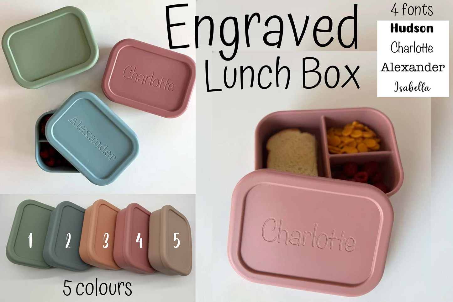 Personalized Lunch Boxes - PRE-ORDER