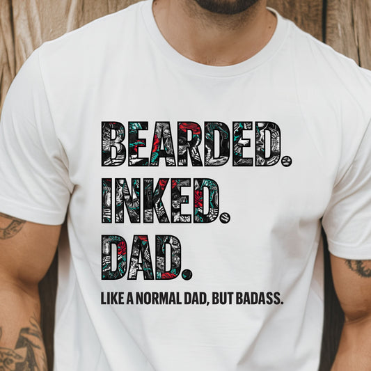 Bearded Inked Dad DTF Transfer - 1241
